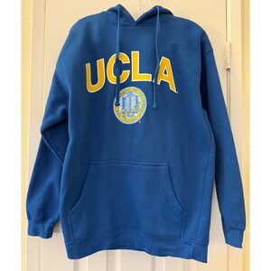 UCLA Bruins Pullover Hoodie Blue Yellow Collegiate Sweatshirt Medium